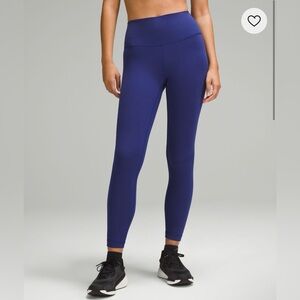 Lululemon Wunder Train High-Rise Tight 25” in Larkspur